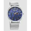Sonata Knot Blue Dial Stainless Steel Strap Watch for Men
