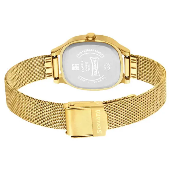 Sonata Linnea Green Dial Women Watch With Stainless Steel Strap - Image 4