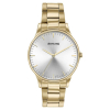 Sonata Quartz Analog Silver Dial Golden Stainless Steel Strap Watch For Men