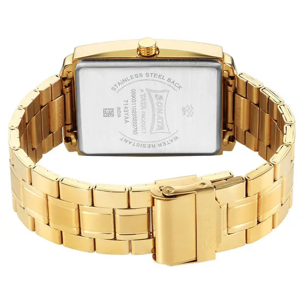 Sonata Utsav Brown Dial Watch for Men - Image 4