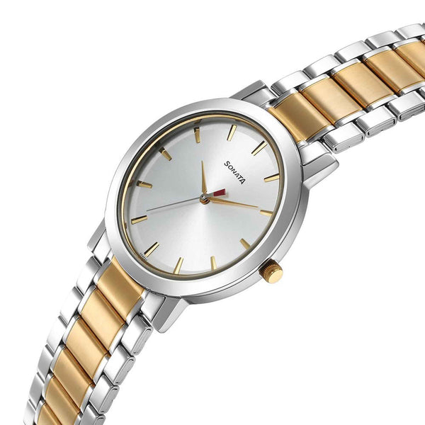 Sonata Utsav Silver Dial Watch for Men - Image 4