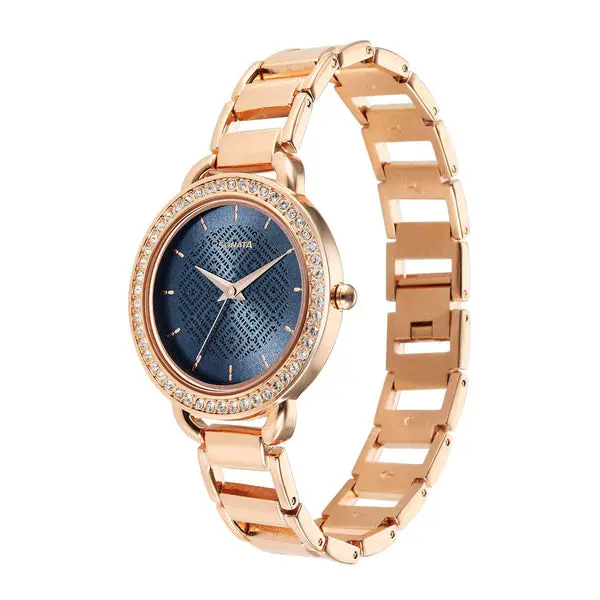 Sonata Wedding Quartz Analog Blue Dial Metal Strap Watch for Women - Image 4