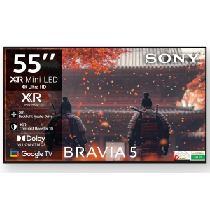 Sony 139 cm (55 inches) BRAVIA 5 4K Ultra HD Smart Mini LED Google TV (K-55XR50)