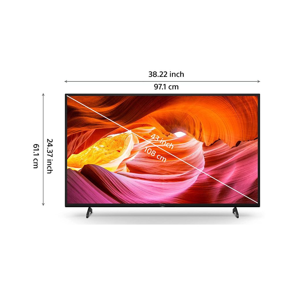 SONY Bravia 43 inches 4K Ultra HD Smart LED Google TV (KD-43X75K) - Kinaun  (किनौं) Online Shopping Nepal
