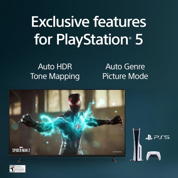 Sony BRAVIA 2 II 65 Inch 4K Ultra HD LED Smart TV with Google TV and Exclusive Features for PlayStation®5 (K-65S20M2) - Image 4