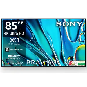 Sony BRAVIA 3 Series 215 cm (85 inches) 4K Utra HD AI Smart LED Google (TV K-85S30)