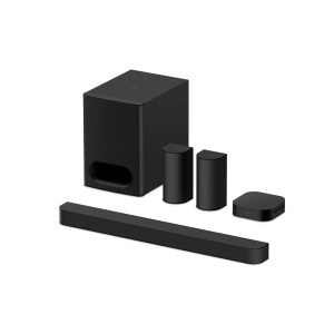 Sony Bravia Theatre System 6 (HT-S60) Real 5.1ch 1000W,Dolby Atmos/DTS:X Soundbar Home Theatre with Powerful subwoofer & Wireless Rear Speakers,Voice Zoom3,BCA App, Bluetooth,HDMI eARC