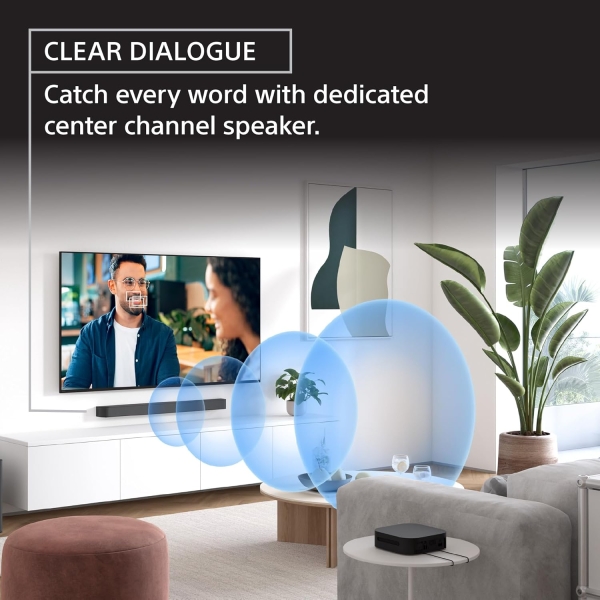 Sony Bravia Theatre System 6 (HT-S60) Real 5.1ch 1000W,Dolby Atmos/DTS:X Soundbar Home Theatre with Powerful subwoofer & Wireless Rear Speakers,Voice Zoom3,BCA App, Bluetooth,HDMI eARC - Image 7