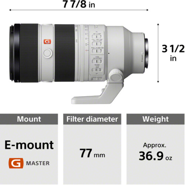 Sony FE 70-200mm f/2.8 GM OSS II Lens - Image 6