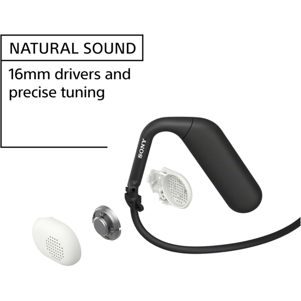 Sony Float Run Open-Ear Bluetooth Wireless Sport Headphones for Running and Exercise with Mic and IPX4 Water Resistance (WI-OE610) - Image 2
