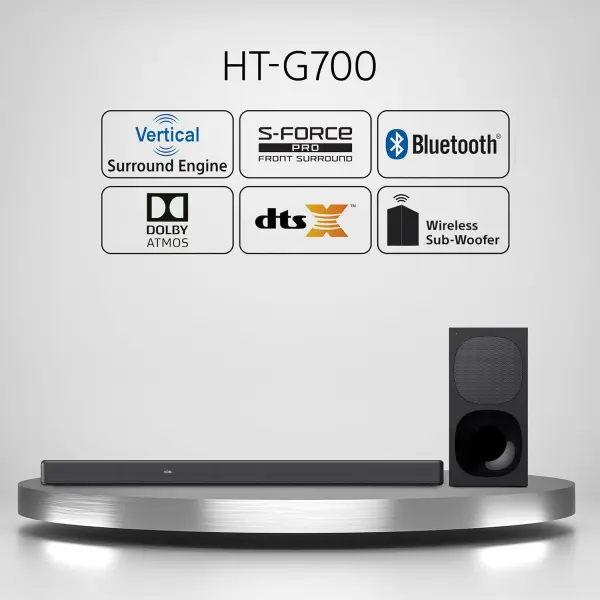 Sony HT-G700: 3.1CH Dolby Atmos DTS:X Soundbar with Bluetooth Technology - Image 2