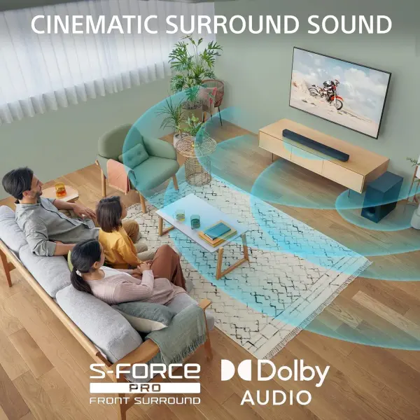 Sony HT-S400 2.1ch Soundbar with Powerful Wireless subwoofer, S-Force PRO Front Surround Sound, and Dolby Digital - Image 13