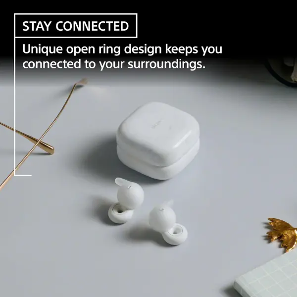 Sony LinkBuds Open WF-L910 Bluetooth Earbuds with an Open-Ring Design for Ambient Sound, Mic, TWS, Upto 22 Hrs Battery, Adaptive Sound Control - Image 6