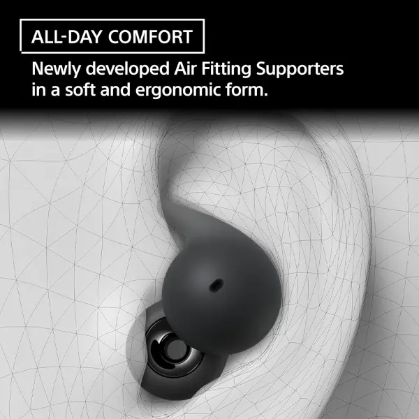 Sony LinkBuds Open WF-L910 Bluetooth Earbuds with an Open-Ring Design for Ambient Sound, Mic, TWS, Upto 22 Hrs Battery, Adaptive Sound Control - Image 7