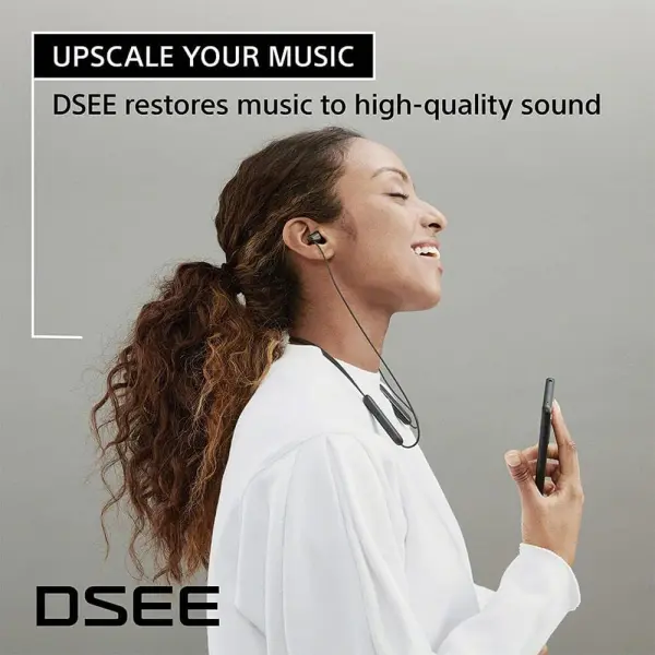 SONY WI-C100 Wireless Headphones with Customizable Equalizer for Deep Bass & 25 Hrs Battery, DSEE-Upscale, Splash Proof, 360RA, Fast Pair, in-Ear Bluetooth Headset with Mic - Image 3