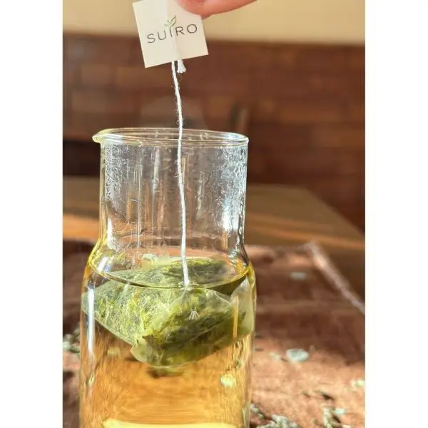 Spearmint Tea For Hormonal Imbalance, Weight Loss, PCOD/PCOS, Acne, And Reduces Facial Hair - 25 PCS Tea Bags Kraft Pack - Suiro Teas - Image 2
