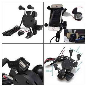 Spider Bike Multifunctional Mobile Holder With Usb Charger