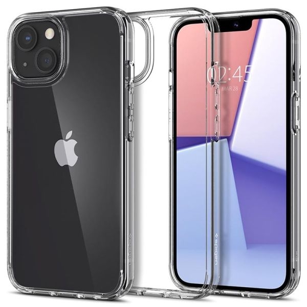 Spigen Ultra Hybrid Case For iPhone 14 Pro - Crystal Clear - Image 3