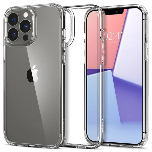 Spigen Ultra Hybrid Case For iPhone 14 Pro - Crystal Clear - Image 4