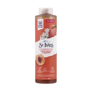 ST. Ives Fresh Peach & Jasmine Exfoliating Body Wash 650ml