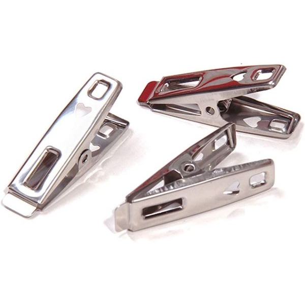 Stainless Steel Cloth Clips Set Of 20 Pieces | Heavy Duty Durable Rust Resistant Cloth Drying Pegs - 20 Pieces | - Image 3