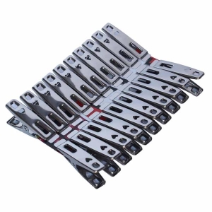 Stainless Steel Cloth Clips Set Of 20 Pieces | Heavy Duty Durable Rust Resistant Cloth Drying Pegs - 20 Pieces |