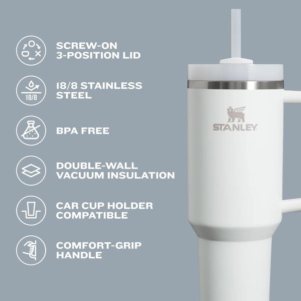 Stainless Steel Vacuum Insulated Tumbler Mug with Lid and Straw