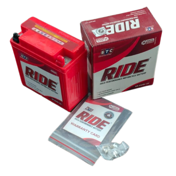 STC RIDE High-Performance Motorcycle Battery (SR-5AHB-12V) - Image 3