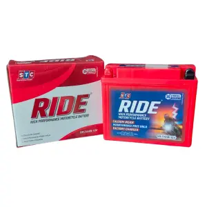 STC RIDE High-Performance Motorcycle Battery (SR-7AHB-12V)