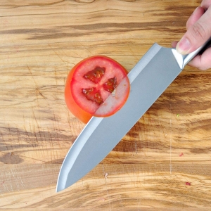 Stainless Steel Ergonomic Design Kitchen Knife (13 x 1.5 Inch)