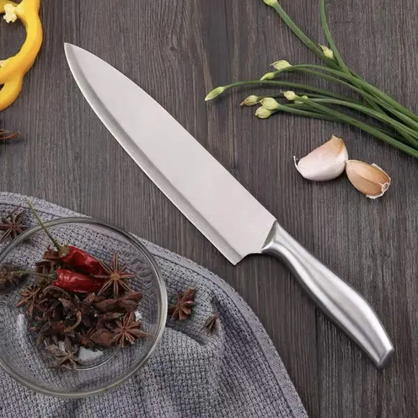 Stainless Steel Ergonomic Design Kitchen Knife (13 x 1.5 Inch) - Image 3