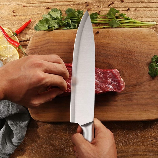 Stainless Steel Ergonomic Design Kitchen Knife (13 x 1.5 Inch) - Image 2