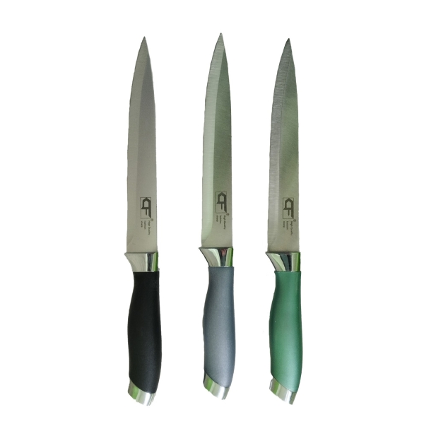 Stainless Steel Ergonomic Design Kitchen Knife (13 x 1.5 Inch) - Image 6