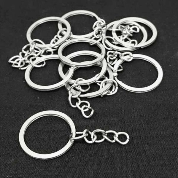Steel Metal keyChain/KeyRing 10 pcs packet - Image 2