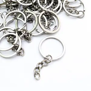 Steel Metal keyChain/KeyRing 10 pcs packet