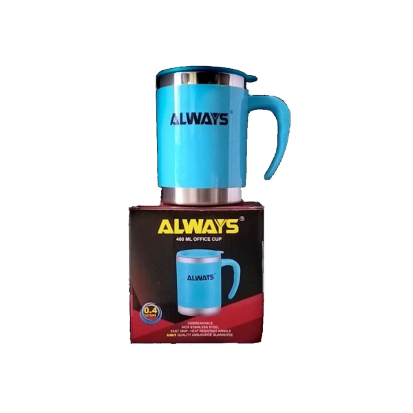 Insulated Water Stainless Steel Thermos Mug (400ml) - Image 4