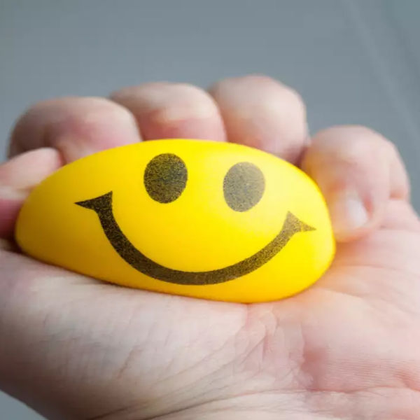 Stress Reliever Smiley Ball Squeeze Ball for Hand Strengthening Hand Grip - Image 3