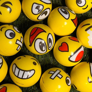 Stress Reliever Smiley Ball Squeeze Ball for Hand Strengthening Hand Grip