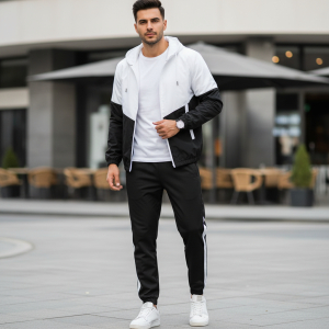 Stretchable Summer Jacket And Jogger Set For Men - Fashion | Joggers For Men | Jackets For Men | Men'S Wear |
