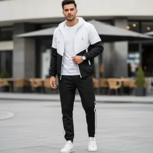 Stretchable Summer Jacket And Jogger Set For Men - Fashion | Joggers For Men | Jackets For Men | Men'S Wear |