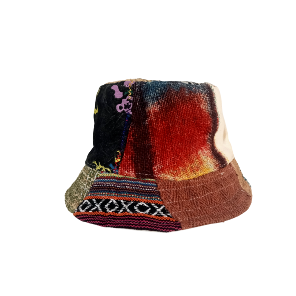 Stylish and Sun-Protected with the Eco-Friendly Handmade Hemp & Cotton Mix Bucket Hat For Unisex - Image 3