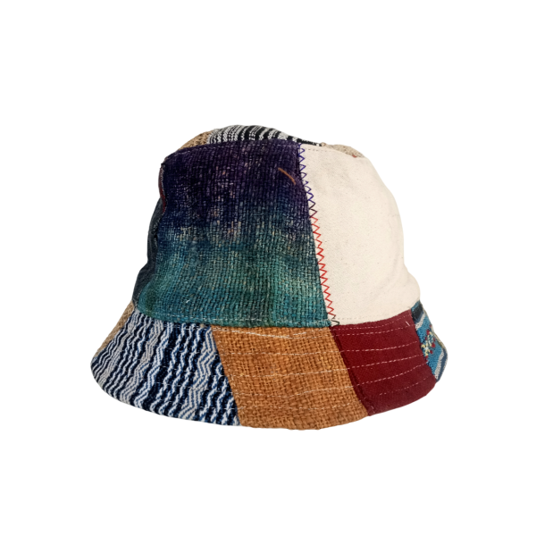 Stylish and Sun-Protected with the Eco-Friendly Handmade Hemp & Cotton Mix Bucket Hat For Unisex - Image 5