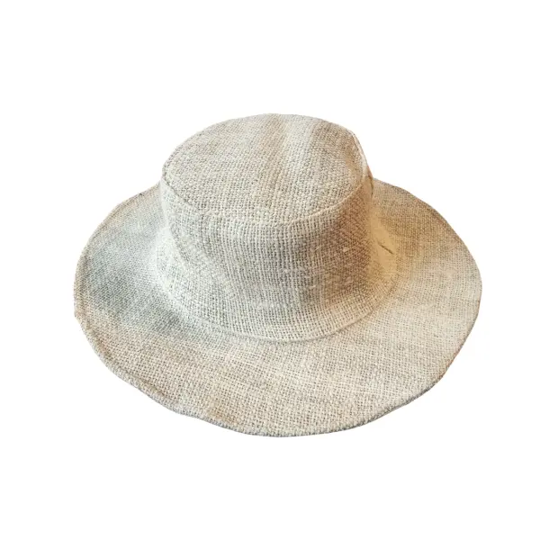 Stylish and Sun-Protected with the Eco-Friendly Handmade Hemp Hat For Unisex - Image 2