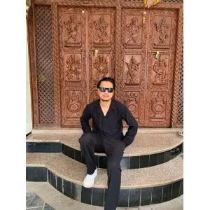 Stylish full sleeves co-ord set for men’s