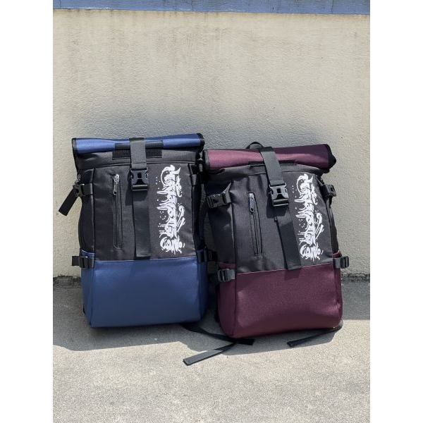 Stylish Roll Top Laptop Backpack | Water-Resistant Fabric | Comfortable & Durable Design - Image 3