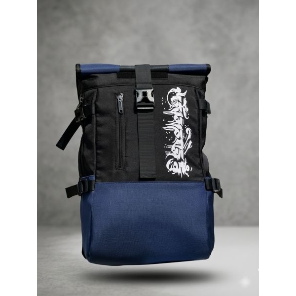 Stylish Roll Top Laptop Backpack | Water-Resistant Fabric | Comfortable & Durable Design - Image 4