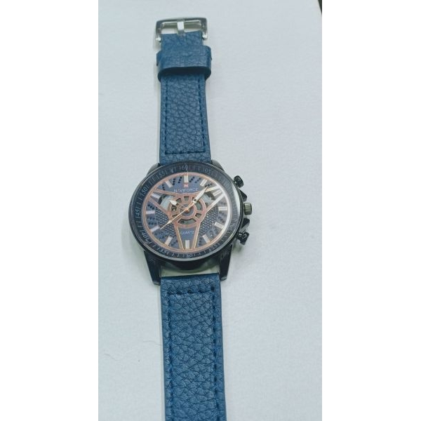 Stylish Round Dial Leather Strap Fashionable Watch For - Image 5