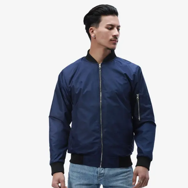 Summer Double Layer Bomber Windcheater Jacket For Men. - Fashion | Jackets For Men | Men's Wear | Windcheaters | - Image 2