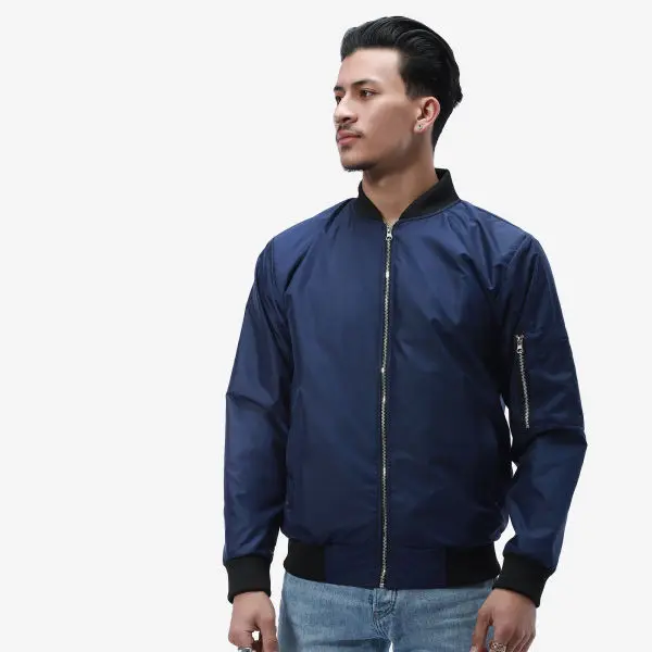 Summer Double Layer Bomber Windcheater Jacket For Men. - Fashion | Jackets For Men | Men's Wear | Windcheaters | - Image 3