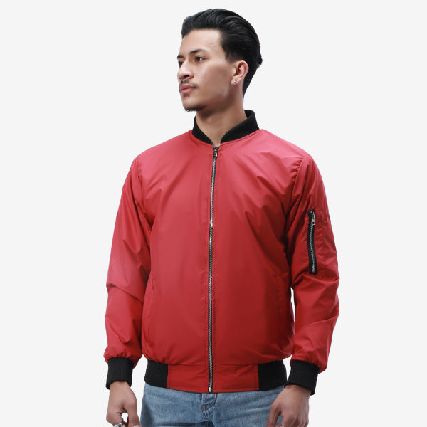 Summer Double Layer Bomber Windcheater Jacket For Men. - Fashion | Jackets For Men | Men's Wear | Windcheaters | - Image 4